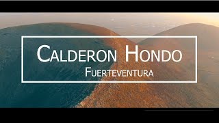 Calderon Hondo Fuerteventura  drone movie [upl. by Vladamar]