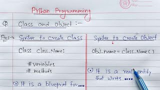 python classes and objects  Learn Coding [upl. by Aleb443]