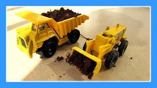 Tractors For Children  Tractor Shovel Truck Construction Trucks JCB Dump Truck by JeannetChannel [upl. by Ariaek]