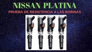 Como Probar Bobinas De Encendido Con Multimetro Nissan Platina [upl. by Araf22]