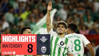 Resumen de Real Betis vs Valencia CF 30 [upl. by Comethuauc106]