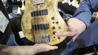 Marleaux Bassguitars at the 2017 NAMM Show [upl. by Hinkle]