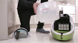 POLTI Vaporetto Lecoaspira  water vacuum cleaner the double power of nature [upl. by Kaz]