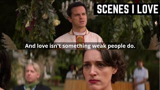 Fleabag Priest Wedding Speech  Scenes I Love  Phoebe Walter Bridge Andrew Scott [upl. by Ddot527]