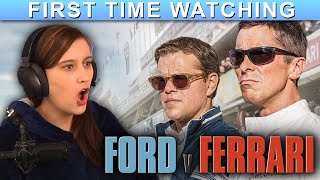 Ford v Ferrari 2019  MOVIE REACTION  FIRST TIME WATCHING [upl. by Nanyk764]