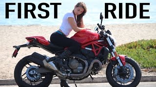 2016 Monster 821  First Ride amp Review [upl. by Crawford689]