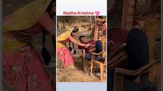 Radha Krishna 💖 Behind the scene 🤯 radhakrishna radha radharani radheradhe youtubeshorts [upl. by Leciram]