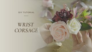 How to DIY a wrist corsage for wedding [upl. by Kev517]