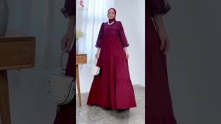 Model gamis brokat terbaru 2025 shortsfeed shortsvideo shortvideo shorts short shortsviral [upl. by Vernita]