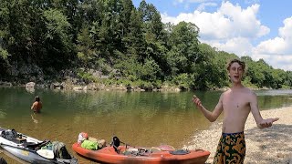 Kayak Camping  Arkansas  Caddo River [upl. by Comethuauc834]