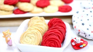 Shortbread Rosette Cookies by Slice and Bites [upl. by Nahbois]