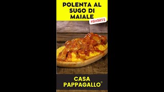 Polenta al sugo di maiale shorts [upl. by Narag173]