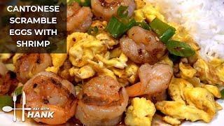 Cantonese Scramble Eggs with Shrimp [upl. by Aneev]