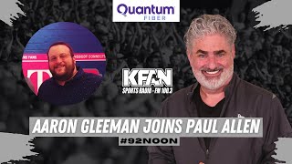 Aaron Gleeman joins Paul Allen 92Noon  Powered by Quantum Fiber [upl. by Milak]