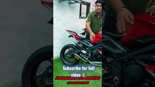 DAYTONA  Loud exaust  for sale  available jagdambasuperbikes1858 bike bike motorcycle luxury [upl. by Ecydnak57]