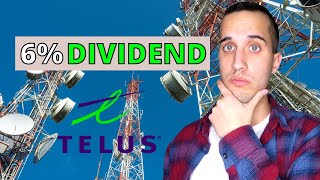 Should You Buy This 6 Dividend Stock  Telus TTO Stock Analaysis [upl. by Esydnac]