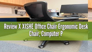 Review X XISHE Office Chair Ergonomic Desk Chair Computer PU Leather Home Office Desk Chair Mesh A [upl. by Einegue]