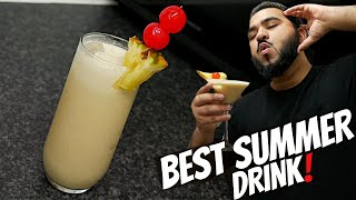 PERFECT PIÑA COLADA RECIPE  BEST SUMMER DRINK [upl. by Amble]