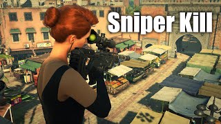 HITMAN Marrakesh Diana Sniper Kill Everyone Infinite Ammo [upl. by Sidnee]