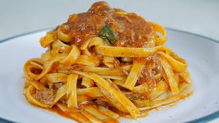 This Slow Cooked BEEF RAGU PASTA Recipe is Better than Nonna Bolognese Sauce [upl. by Bose]