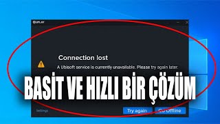 Ubisoft Connect Hatası Çözümü Uplay connection error FIX [upl. by Arbas]