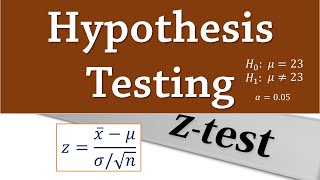 Hypothesis Testing Twotailed z test for mean [upl. by Nyluqcaj]