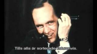 IBM Comedy 1970 Bob Newhart  A Call From Herman Hollerith [upl. by Adnirolc266]