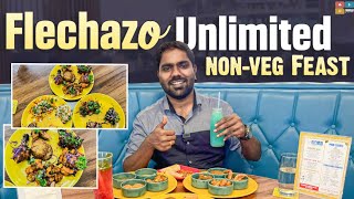 Flechazo Restaurant  Unlimited Veg and Non Veg Lunch  Best Buffet  Banjara Hills  Tamada Media [upl. by Malti165]