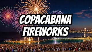 New Year 2024 🇧🇷 Firesworks🎉 Copacabana Rio de Janeiro Brazil Celebration Revéillon  Stunning 4K [upl. by Akedijn]