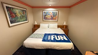 Room 4233 on Carnival Spirit Interior Cabin Tour of Stateroom 4233 [upl. by Mathew]