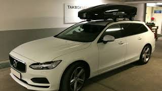 Thule Motion XT XXL Monterad På 2 st Volvo V90 Awesome [upl. by Danby276]