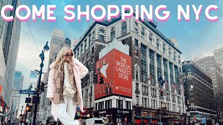 Come Shopping With Me in New York Best Shopping in NYC Macys Bloomingdales Saks amp NYC Shopping [upl. by Filia530]