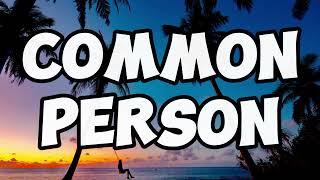 Burna Boy  Common Person Lyrics Video [upl. by Aryan]