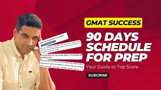 How to Build A GMAT Preparation Schedule Score Improvement in 90 Days [upl. by Einomrah]