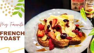 Easy French toast sydney breakfast moonratix frenchtoast cooking [upl. by Anyer719]