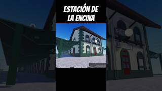 Estación de tren de La Encina para Ferrocarriles Españoles Juego de trenes para Roblox roblox [upl. by Yengac344]