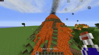 How To Spawn Volcanoes Using Weather2 Mod [upl. by Neras]