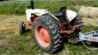 Hauling Round Bale Hay [upl. by Hammerskjold]