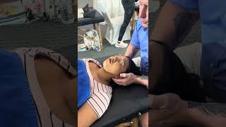 CERVICAL MANIPULATION to close C45 Facet Joint chiropracticadjustment spinalmanipulation [upl. by Hanahs]