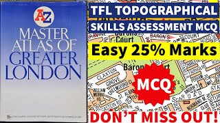 TfL Topographical Assessment  MSQ questions worth 25 marks  A to Z Master Atlas Greater Londonpco [upl. by Elias]