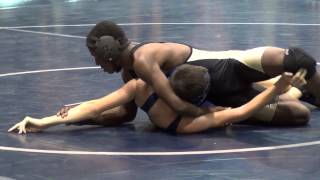 20121214  Grovetown Duals Round 1  138 Jeremy Dunn vs Evans [upl. by Ahsote]