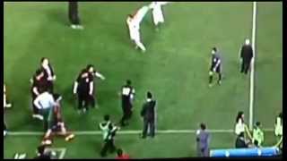 South Korea player hit Iranian player [upl. by Yetah432]