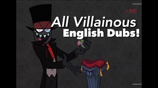 All Villainous Official English Dubs Now with Subtitles [upl. by Philips]