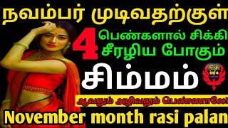 November matha rasipalan 2024  Simmam  நவம்பர் மாத ராசி பலன்கள்  சிம்மம்  சிறப்பு தொகுப்பு [upl. by Alderman949]