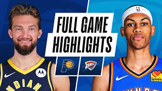 PACERS at THUNDER  FULL GAME HIGHLIGHTS  May 1 2021 [upl. by Gussy348]