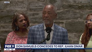 Don Samuels concedes in closerace with Rep Ilhan Omar  FOX 9 KMSP [upl. by Nigel808]