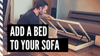 Diy Corner sofa  Upgrade to Corner Sofa Bed [upl. by Karie]