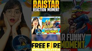 REACTION MOVEMENT 😲 ON RAISTAR PROFILE ✨☠️ trending freefire shorts [upl. by Nett]