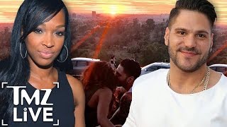 New Couple Alert JERSEY SHORE RONNIE amp MALIKA  TMZ Live [upl. by Kala]