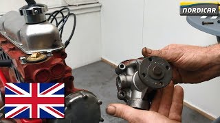 Water pump replacement  Volvo with B18 or B20 engine  How To [upl. by Norvol]